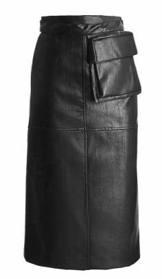 sort-læder-fanny-pack-blyant-nederdel