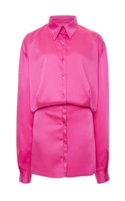 large_attico-pink-bomuld-blandet-satin-mini-kjole